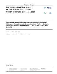 NBN EN ISO 16283-1:2014/A1:2018