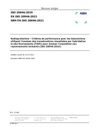 NBN EN ISO 20046:2021