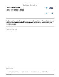 NBN ISO 20534:2021