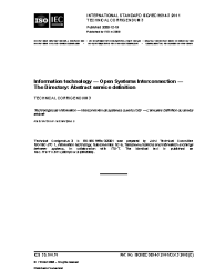 ISO/IEC 9594-3:2001/COR3:2008