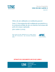 UNE-EN ISO 16890-3:2017