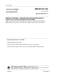 NBN EN ISO 3785:2006