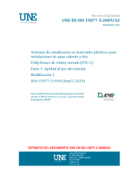 UNE-EN ISO 15877-5:2009/A2:2021