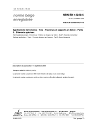 NBN EN 13230-5:2009