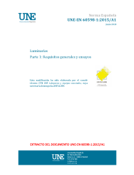 UNE-EN 60598-1:2015/A1:2018