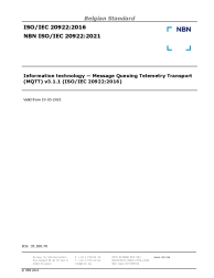 NBN ISO/IEC 20922:2021