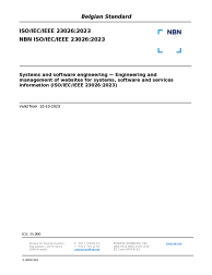 NBN ISO/IEC/IEEE 23026:2023