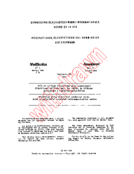 IEC 60762:1983/AMD1:1985