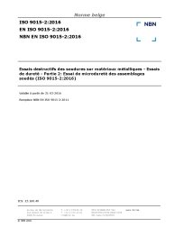 NBN EN ISO 9015-2:2016
