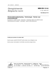 NBN EN 15144:2007