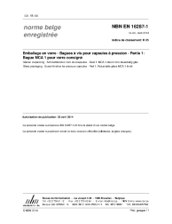 NBN EN 16287-1:2014