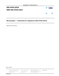 NBN ISO 9344:2021