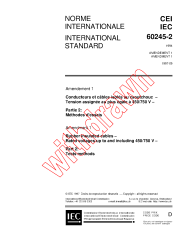 IEC 60245-2:1994/AMD1:1997