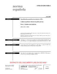 UNE-EN ISO 5436-1:2001 (R2008)