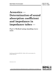 BS EN ISO 10534-1:2001