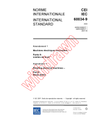 IEC 60034-9:2003/AMD1:2007