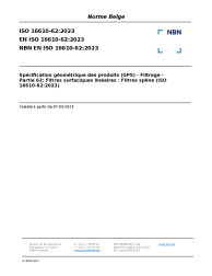 NBN EN ISO 16610-62:2023