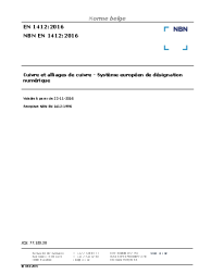 NBN EN 1412:2016