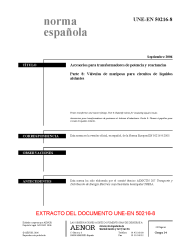 UNE-EN 50216-8:2006 (R2017)