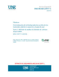 UNE-EN ISO 23977-1:2022