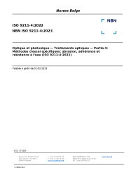 NBN ISO 9211-4:2023