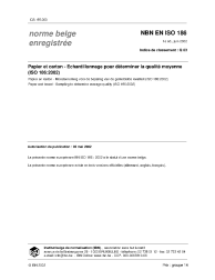 NBN EN ISO 186:2002