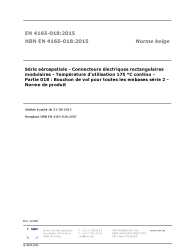 NBN EN 4165-018:2015