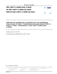 NBN EN ISO 15877-2:2009/A2:2021