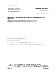 NBN EN ISO 3326:2013