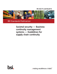 PD ISO/TS 22318:2015