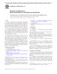 ASTM D4491/D4491M-21