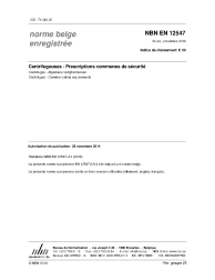 NBN EN 12547:2014