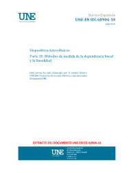 UNE-EN IEC 60904-10:2021