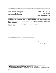 NBN EN 324-1:1994