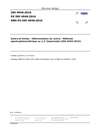 NBN EN ISO 4946:2016