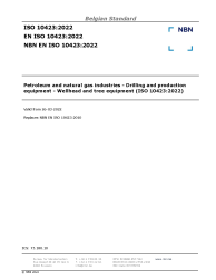 NBN EN ISO 10423:2022