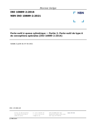 NBN ISO 10889-2:2021