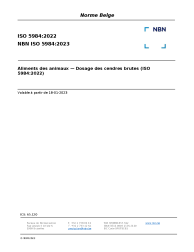 NBN ISO 5984:2023