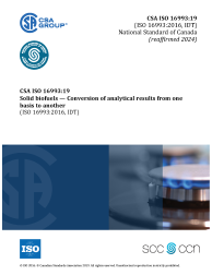 CSA ISO 16993:19 (R2024)