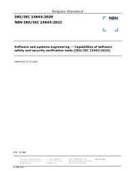 NBN ISO/IEC 23643:2021