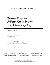 ASME B27.6-1972 (R2005)