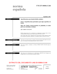 UNE-EN 60684-3-246:2007