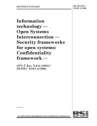 BS ISO/IEC 10181-5:1996
