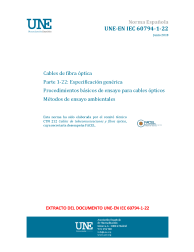 UNE-EN IEC 60794-1-22:2018