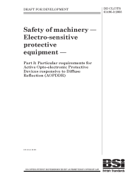 DD CLC/TS 61496-3:2003