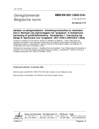 NBN EN ISO 13503-2/A1:2010