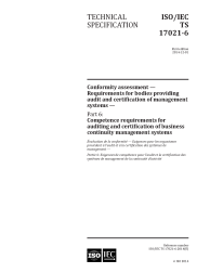 ISO/IEC TS 17021-6:2014 (R2018)