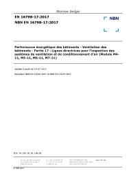 NBN EN 16798-17:2017