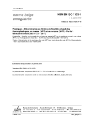 NBN EN ISO 1133-1:2012