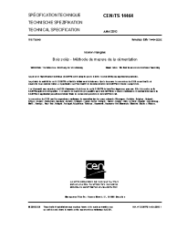 CEN/TS 14464:2010